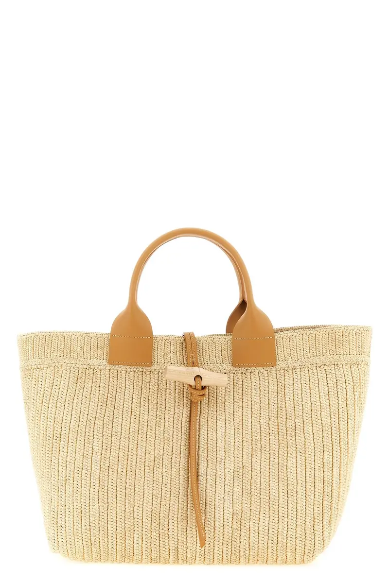 LONGCHAMP Shopping L Le Roseau Beige