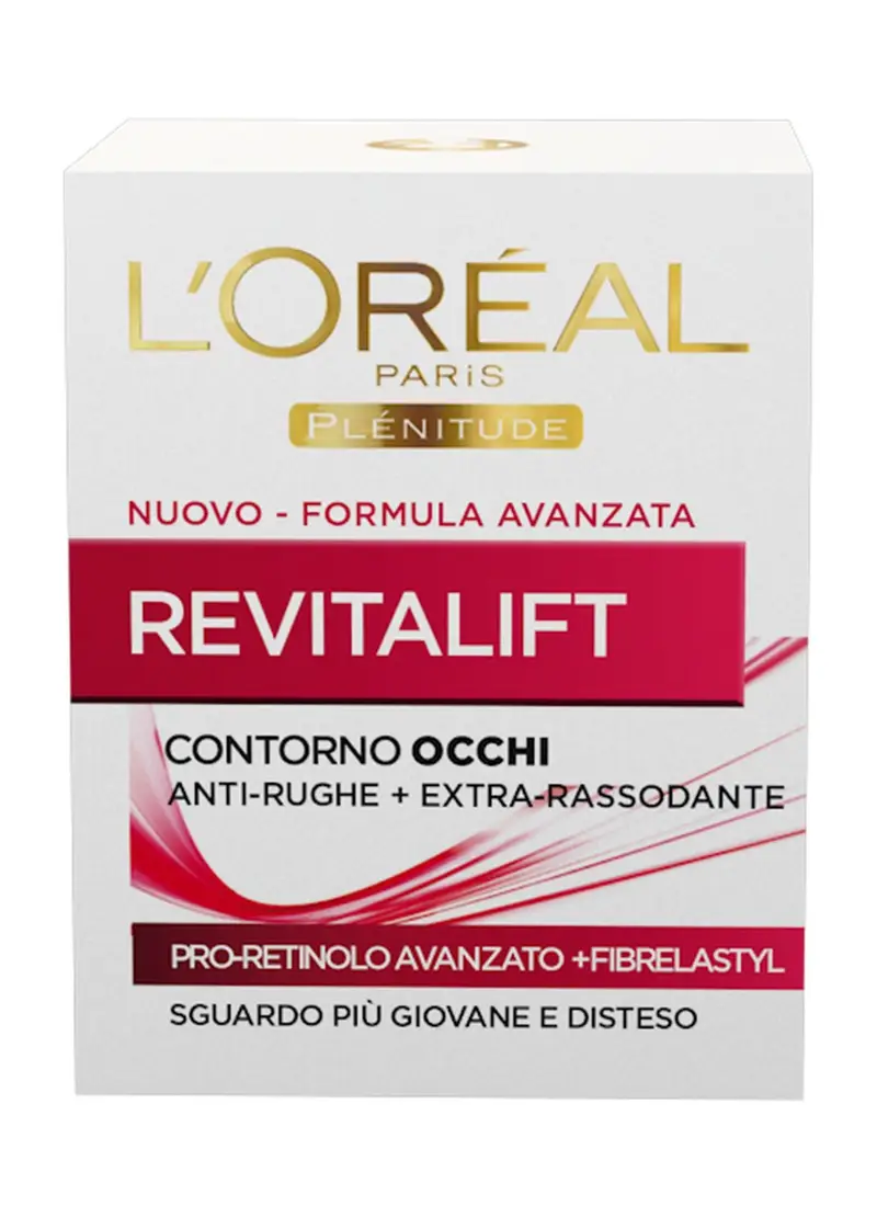 Loreal L'OREAL, L'oréal Paris Contorno Occhi Revitalift, Azione Anti-rughe Con Pro-retinolo Avanzato, 15 Ml., Donna, Bianco
