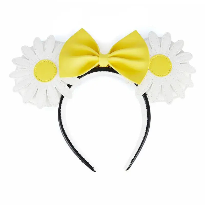 Loungefly Fascia per capelli bambina Disney Minnie Daisies Blanc