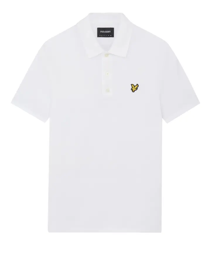 polo lyle & scott da uomo - bianco
