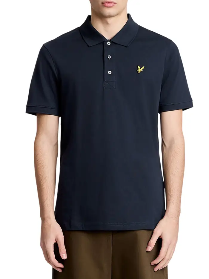 polo lyle & scott da uomo - blu