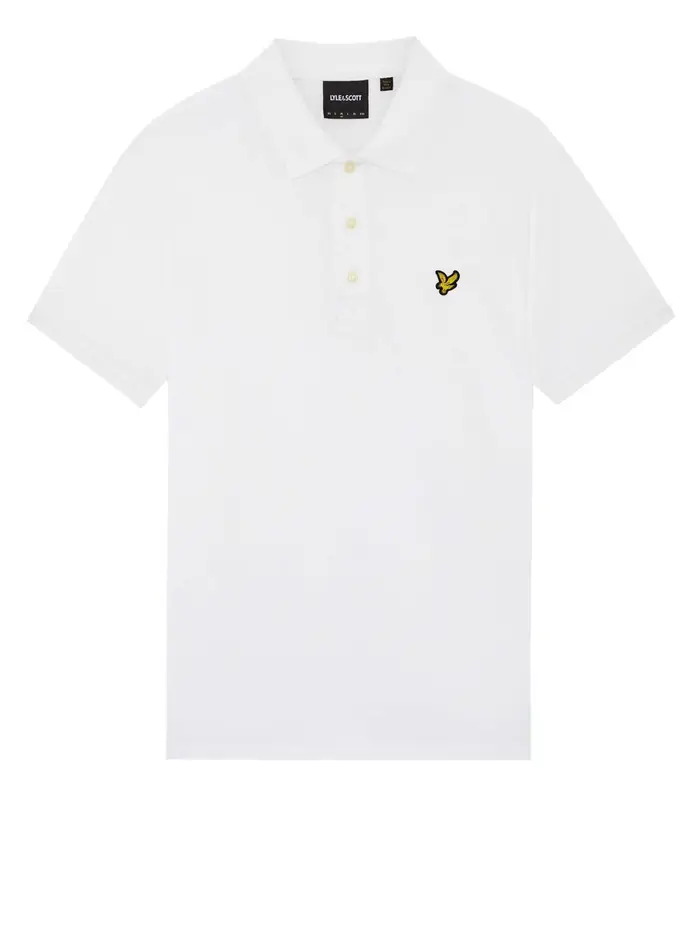 polo lyle & scott jersey da uomo - bianco