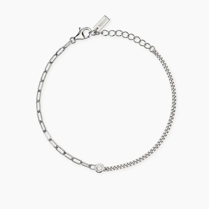 Bracciale In Argento 925 Diamanti Lab Grown - Mabina
