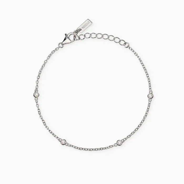 Bracciale In Argento 925 Diamanti Lab Grown - Mabina