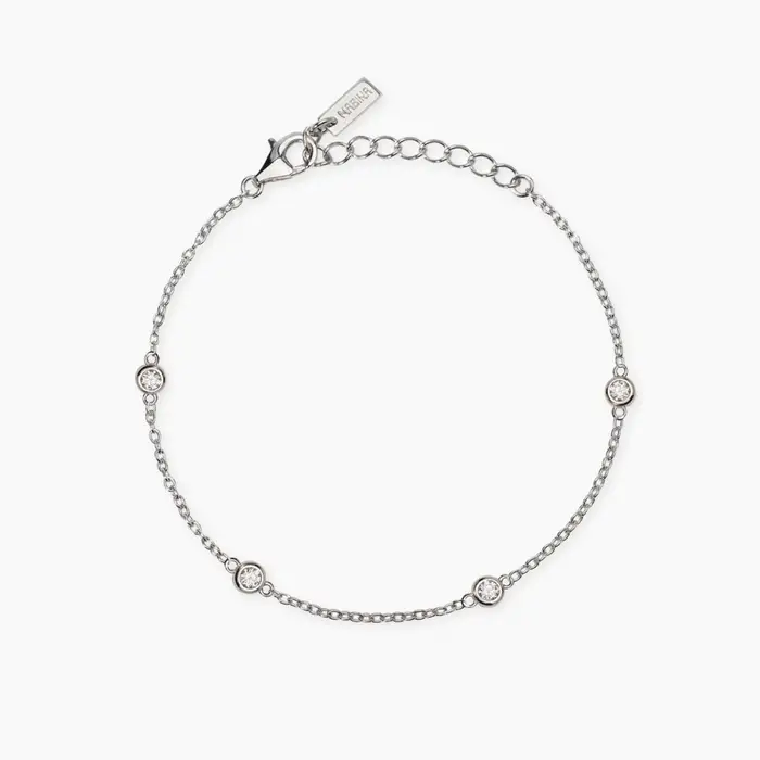 Bracciale In Argento 925 Diamanti Lab Grown - Mabina