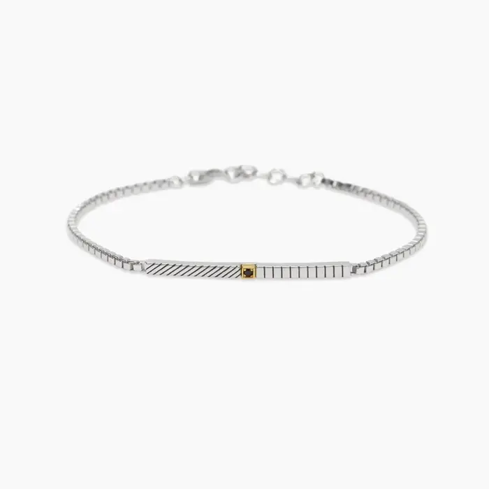 Bracciale In Argento 925 Zirconi - Mabina