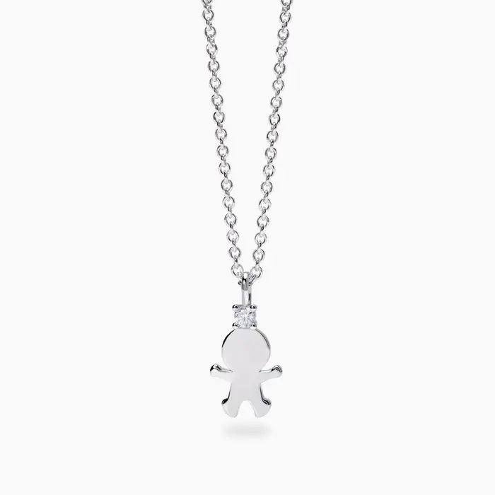 Girocollo In Argento 925 Diamanti Lab Grown - Mabina