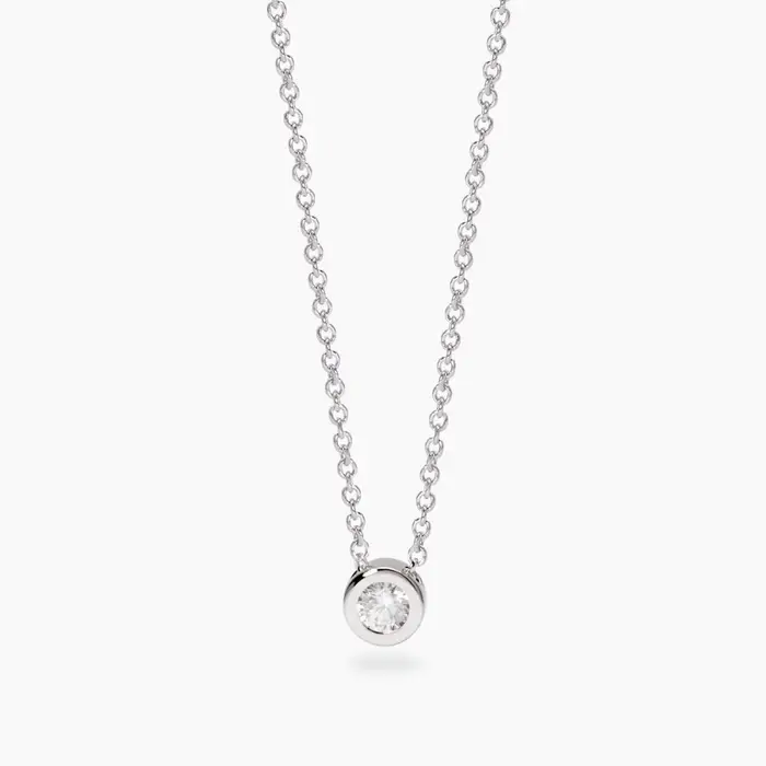 Girocollo In Argento 925 Diamanti Lab Grown - Mabina