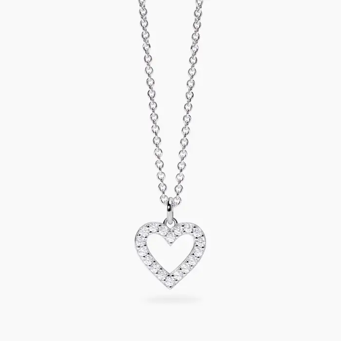 Girocollo In Argento 925 Diamanti Lab Grown - Mabina