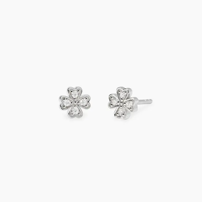 Orecchini In Argento 925 Diamanti Lab Grown - Mabina