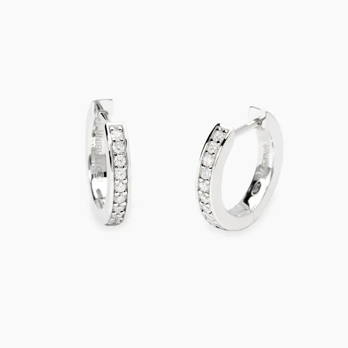 Orecchini In Argento 925 Diamanti Lab Grown - Mabina