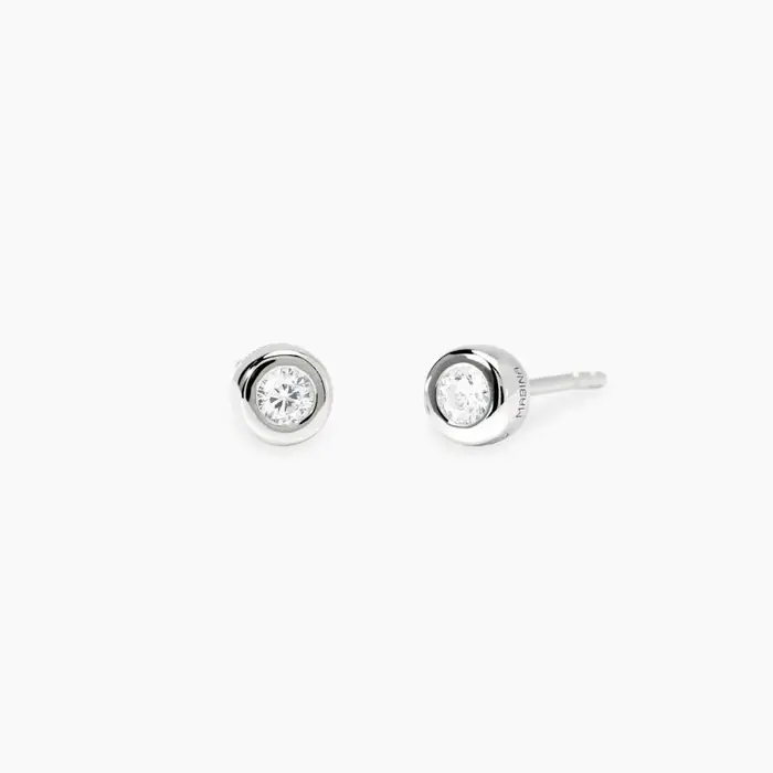 Orecchini In Argento 925 Diamanti Lab Grown - Mabina