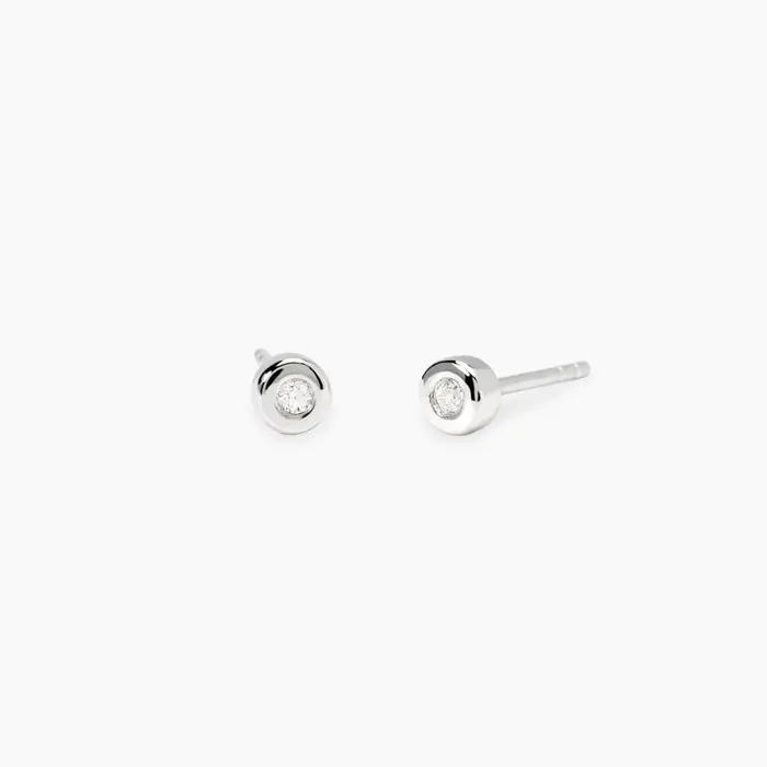 Orecchini In Argento 925 Diamanti Lab Grown - Mabina