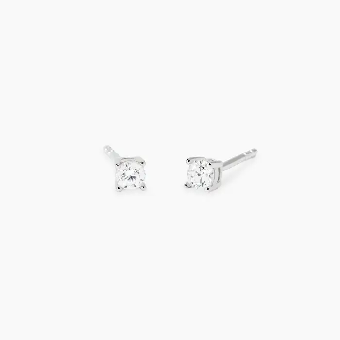 Orecchini In Argento 925 Diamanti Lab Grown - Mabina