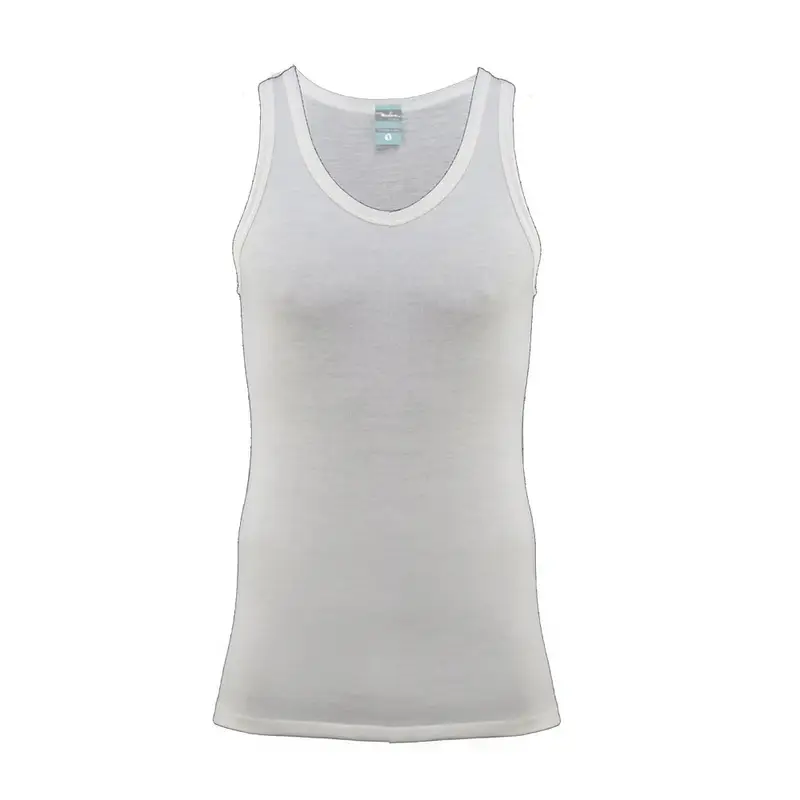 Madiva Spalla larga foggia lana e polipropilenico uomo bianco