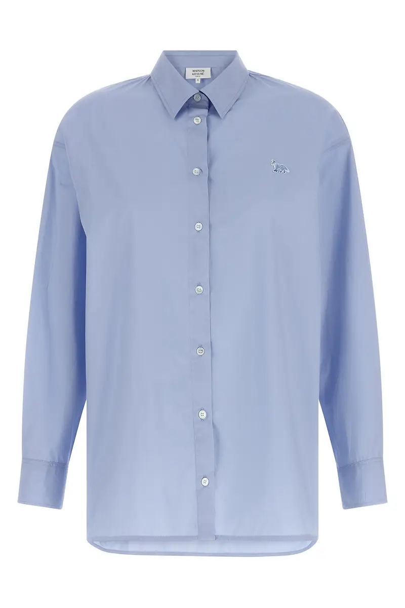 MAISON KITSUNE Camicia Baby Fox Blu