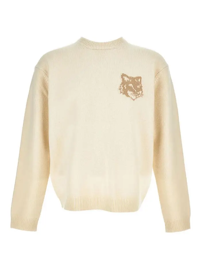 Maison Kitsuné Maglione Color Carne E Neutri