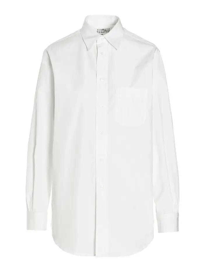 Camicia in cotone Bianco