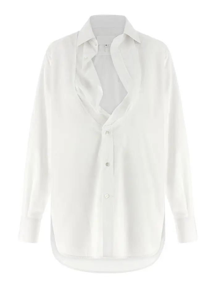 Maison Margiela Camicia in popeline Bianco