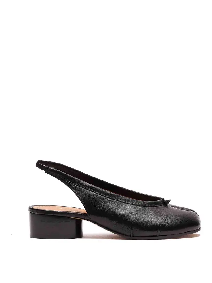 Maison Margiela Slingback Tabi New Ballerina nere Nero