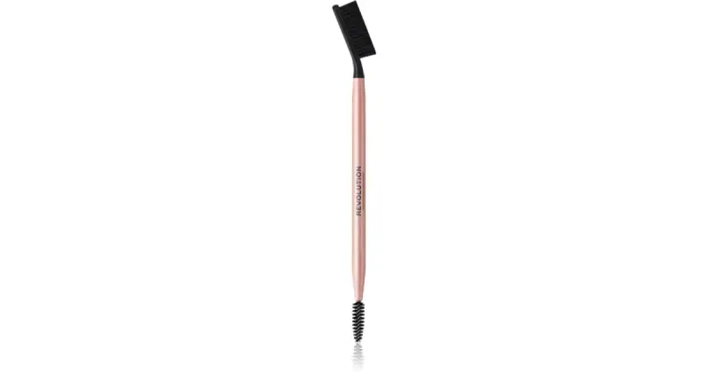 Makeup Revolution Create pennello doppio per sopracciglia I. tipo R13