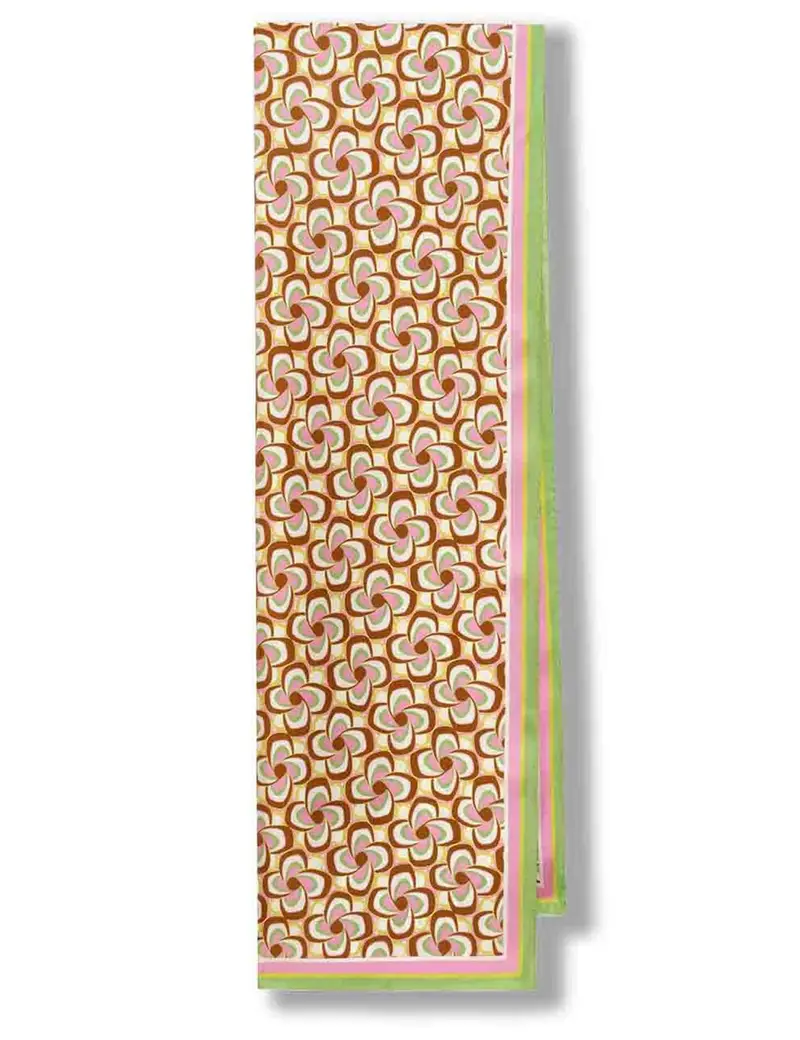 Maliparmi Stole Collection Print in pura seta rosa a fantasia Donna IB034131032 A4168