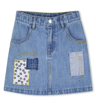 Marc Jacobs per ragazza W60726 gonna di jeans blu (6años= 114/119cm), Casual, Cotone, Denim, moda per bambini