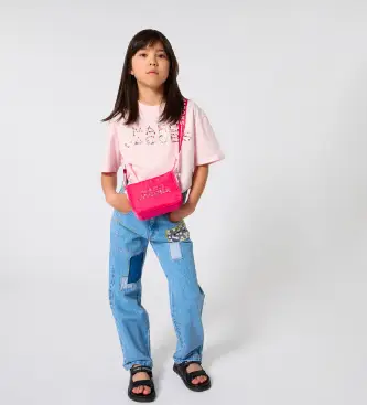 Marc Jacobs per ragazza W60746 t-shirt rosa girocollo (6años= 114/119cm), Casual, Cotone, Manica corta, moda per bambini
