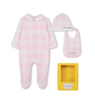 Marc Jacobs per ragazza W60814 Completo rosa baby (6meses= 67cm), Homewear, Cotone, Manica lunga, moda per bambini