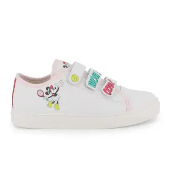 Marc Jacobs per ragazza W60824 scarpe da ginnastica bianche Disney, Bianco, Basso, Stringhe, Casual, moda per bambini Pelle