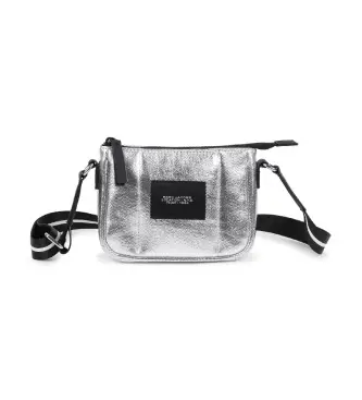 Marc Jacobs per ragazza W60836 Borsa a tracolla in metallo argentato (OSFA), Argento, Casual, Poliuretano, moda per bambini