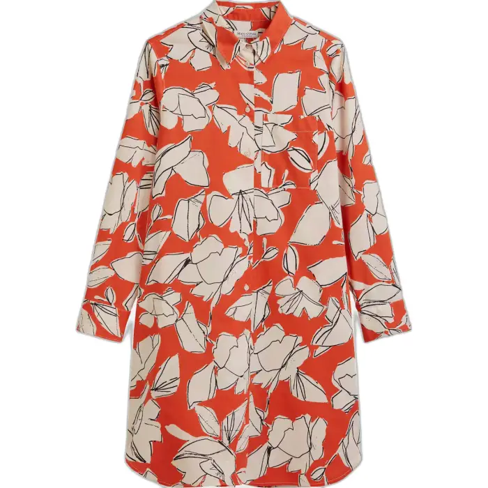 Marc O Polo Abito a Camicia donna a maniche lunghe A-Line