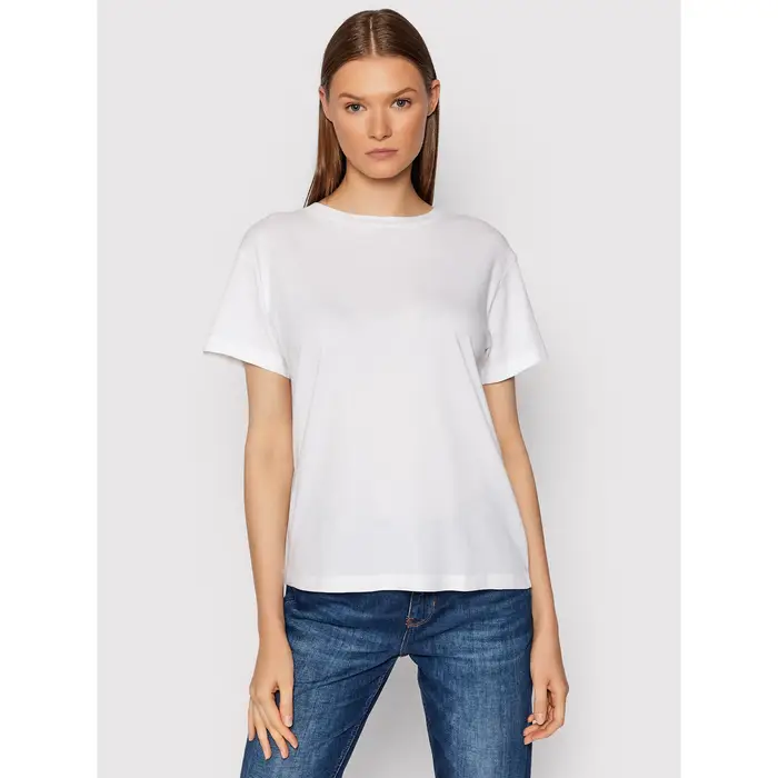 T-shirt B01 2100 51117 Bianco Regular Fit