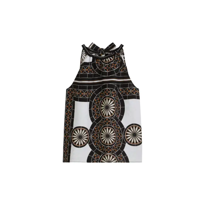 Marc O Polo Top in tessuto stampato donna