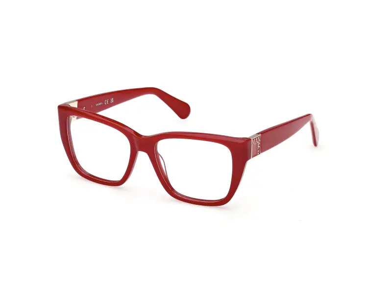 MAX&Co Donna MO5213 066 Montature da vista Acetato Rosso Squadrata Normale