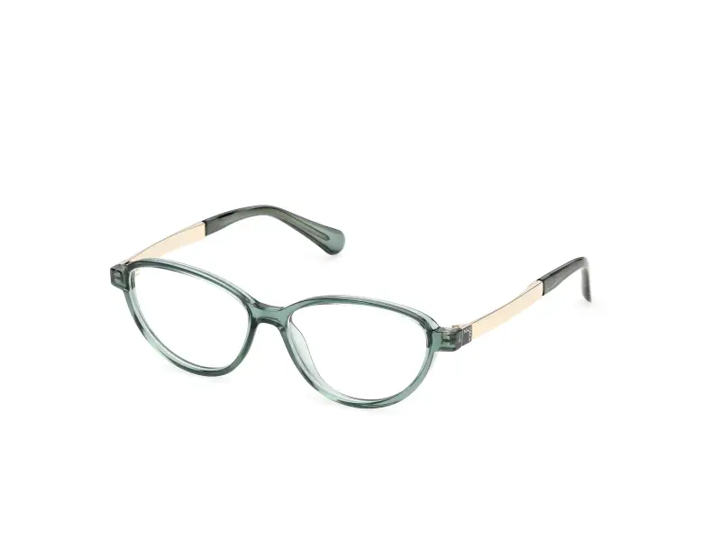 MAX&Co Donna MO5219 093 Montature da vista Iniettato Verde Rotonda Normale