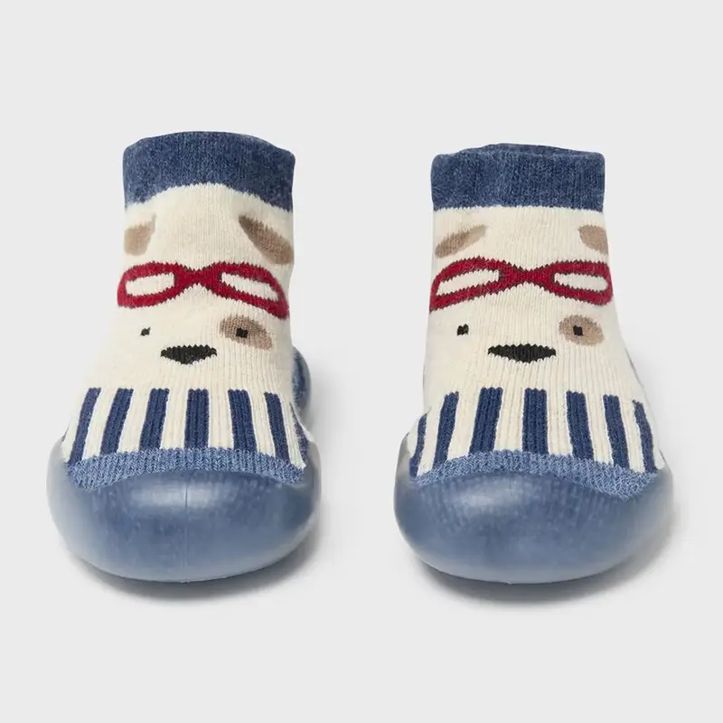 Mayoral Calzino con suola antiscivolo 9679 celeste neonato unica