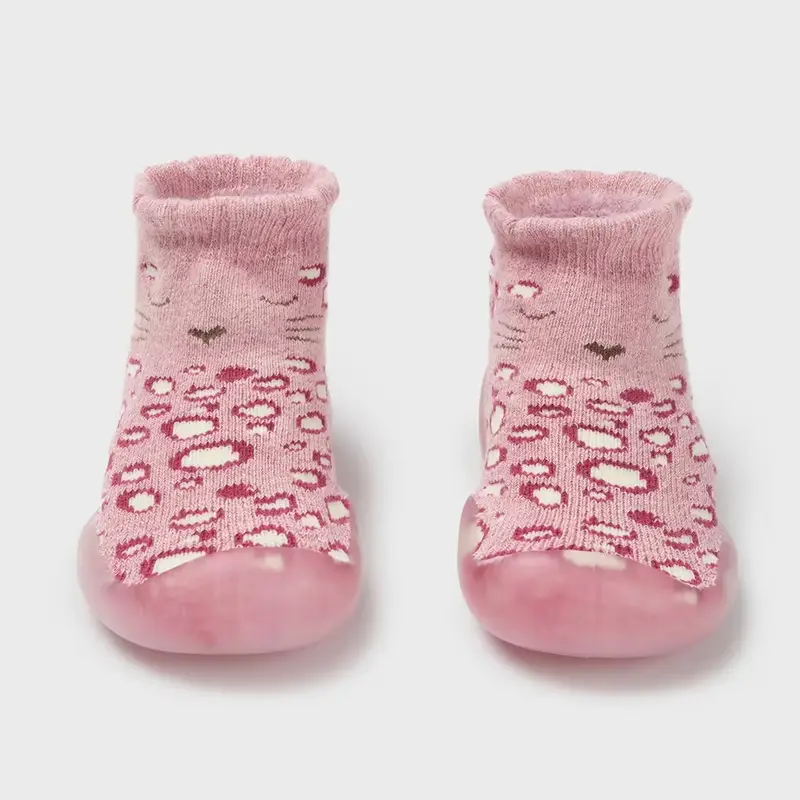 Mayoral Calzino con suola antiscivolo 9679 quarzo neonata unica