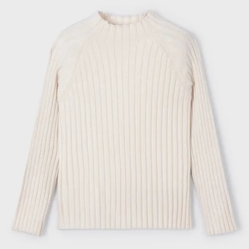 Mayoral Maglia lupetto a coste 4002 per bambina cecio