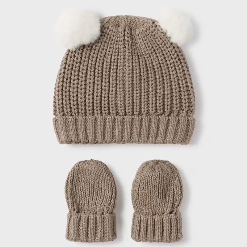 Mayoral Set cuffietta e manopole tiramisu 9766 neonato unica