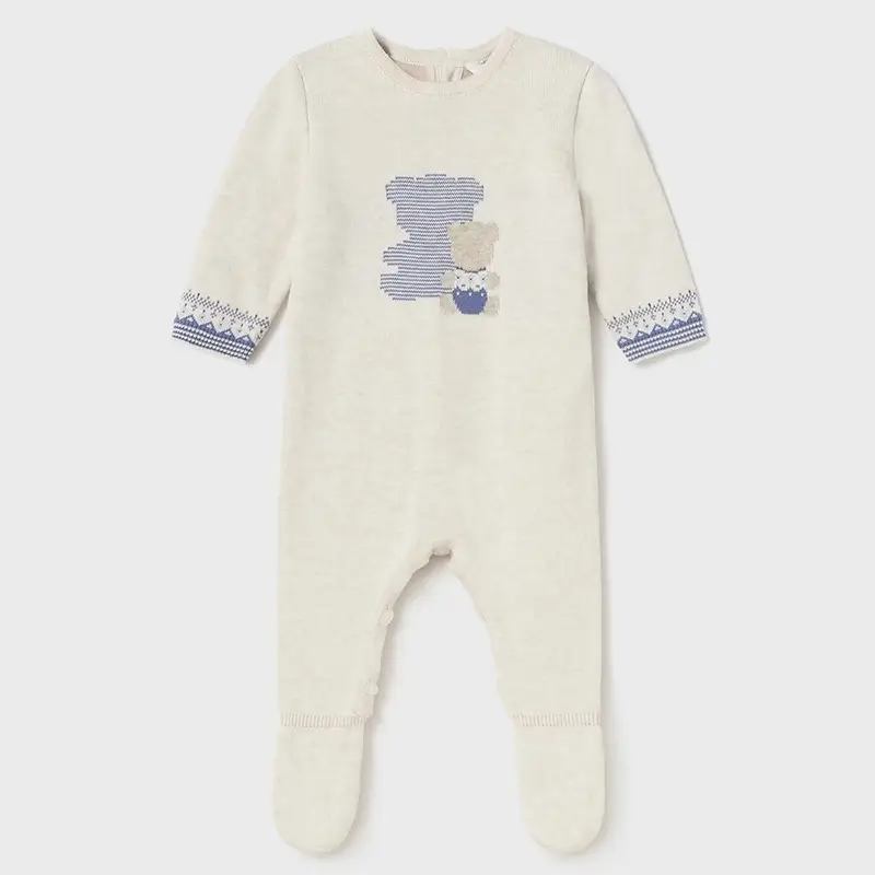 Mayoral Tutina intera tricot 2672 per neonato milk