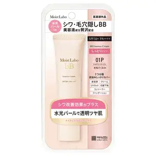 Meishoku Brilliant Colors Moist Labo BB Essence Cream SPF 50+ PA++++ 01P Shiny Beige - 30g