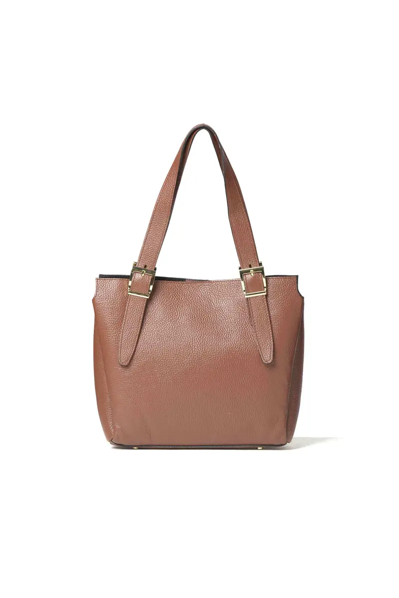 Melluso Borsa con tracolla in pelle marrone bor6272
