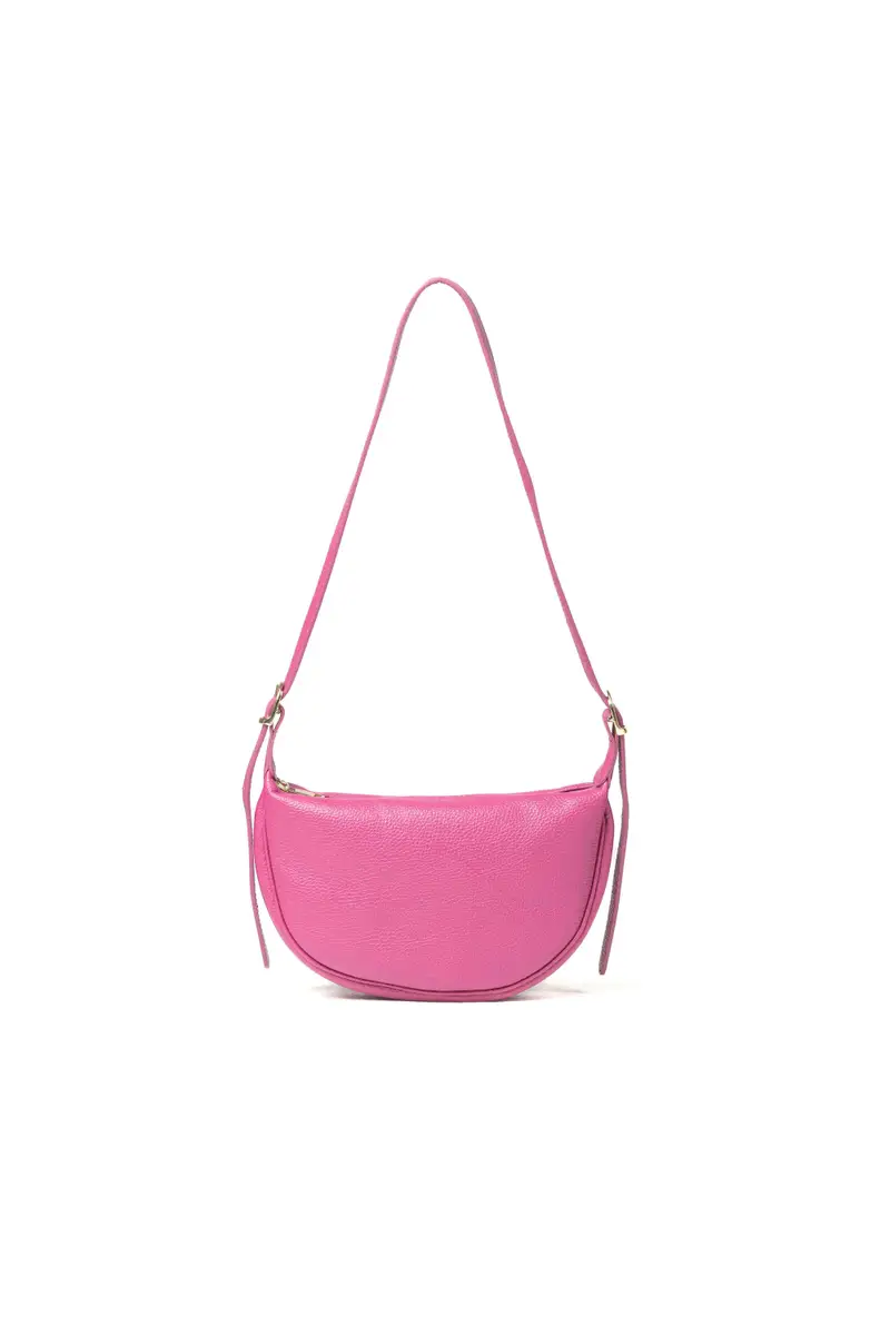 Melluso Borsa con tracolla in pelle porpora bor921