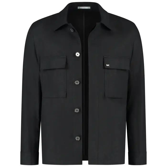 Camicia Michael Kors Pure Linen Noir