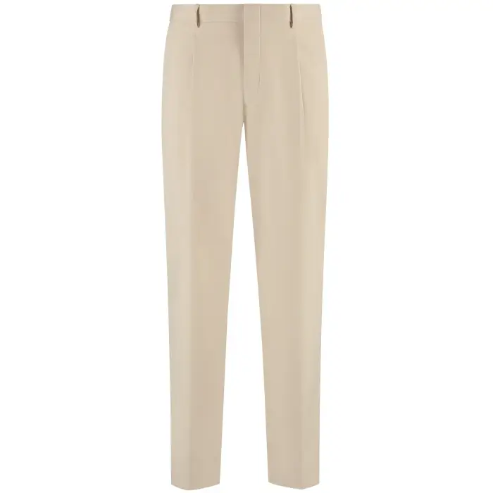 Pantaloni della tuta Michael Kors Performance Pleated Beige