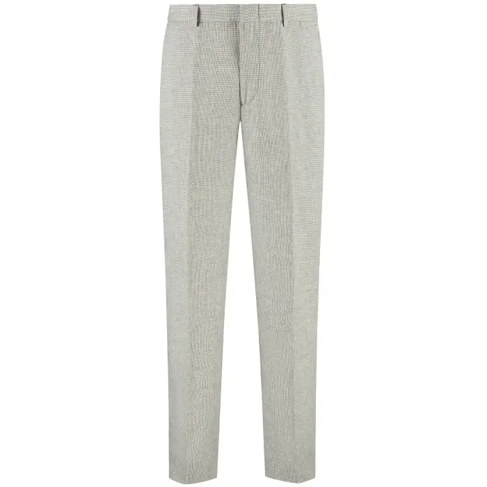 Pantaloni della tuta Michael Kors Pied De Poule Linen Gris
