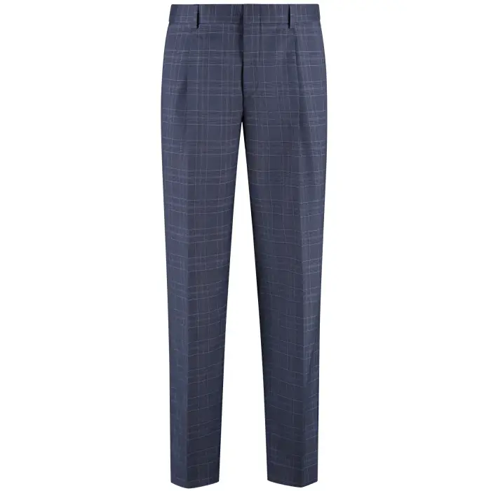 Pantaloni della tuta Michael Kors Prince De Galles Pleated Bleu