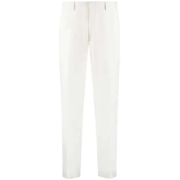 Pantaloni della tuta Michael Kors Pure Linen Pleated Blanc