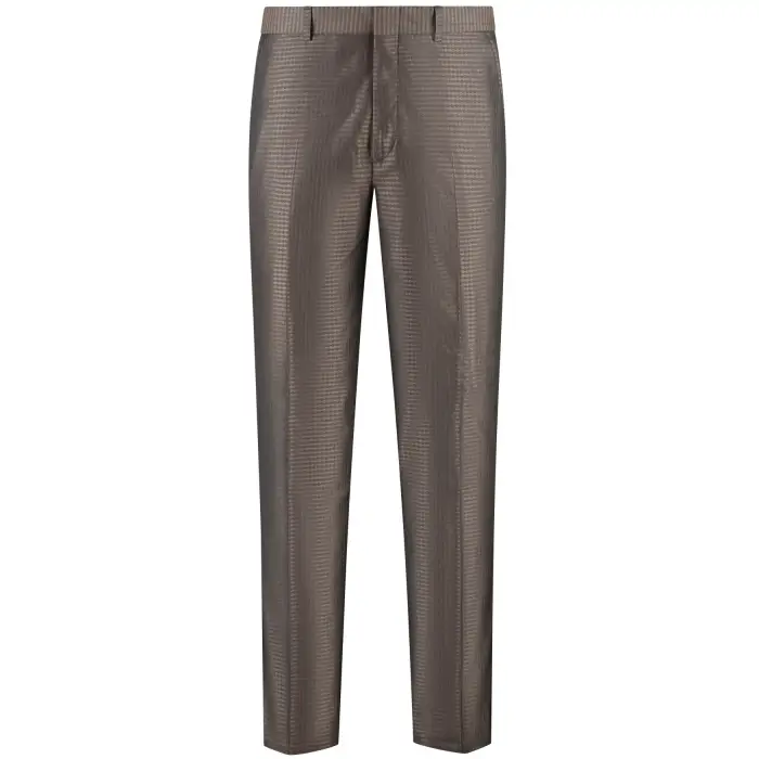 Pantaloni della tuta Michael Kors Silk Blend Jacquard Marron